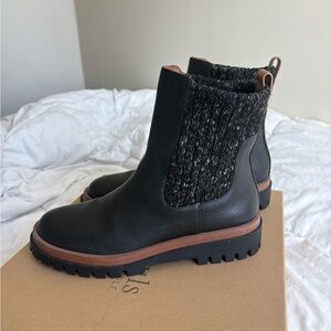 Gentle Souls Kenneth Cole Balia Chelsea Ankle Boots Women’s Size 8.5 Black Brown